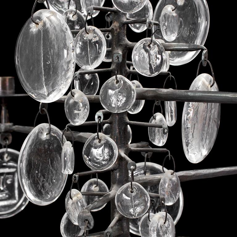 ERIK HÖGLUND, a chandelier by Boda Smide in the second half of the 20th century.