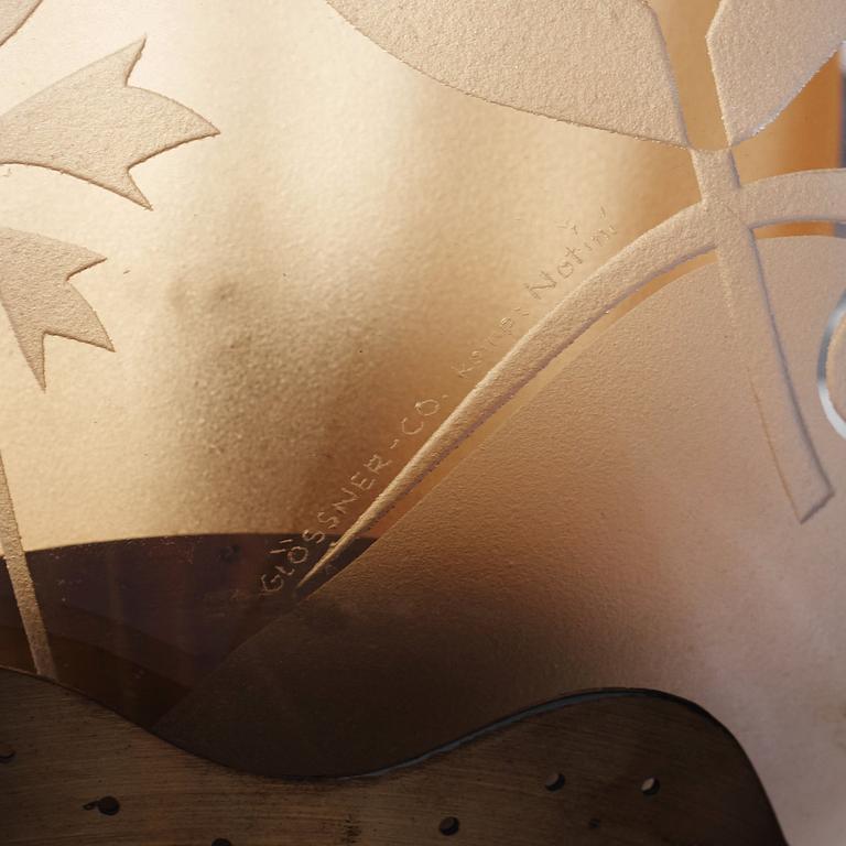 Bo Notini, golvlampa, Glössner & Co, Swedish Modern, 1940-50-tal.