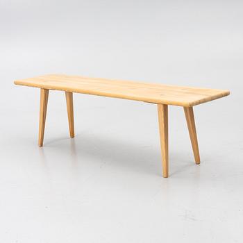 A pine bench, pine, 1970s/80s.