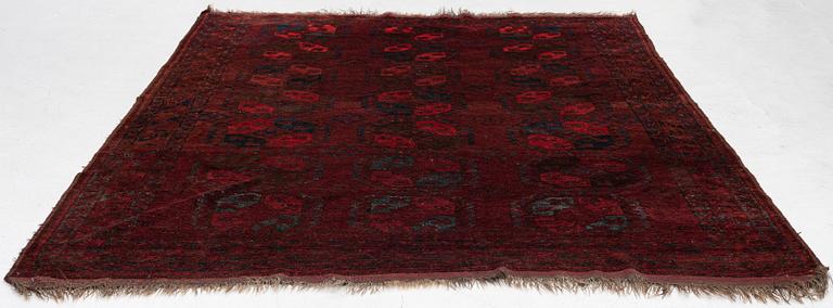 Matta, afghan, antik, ca 285 x 210 cm.