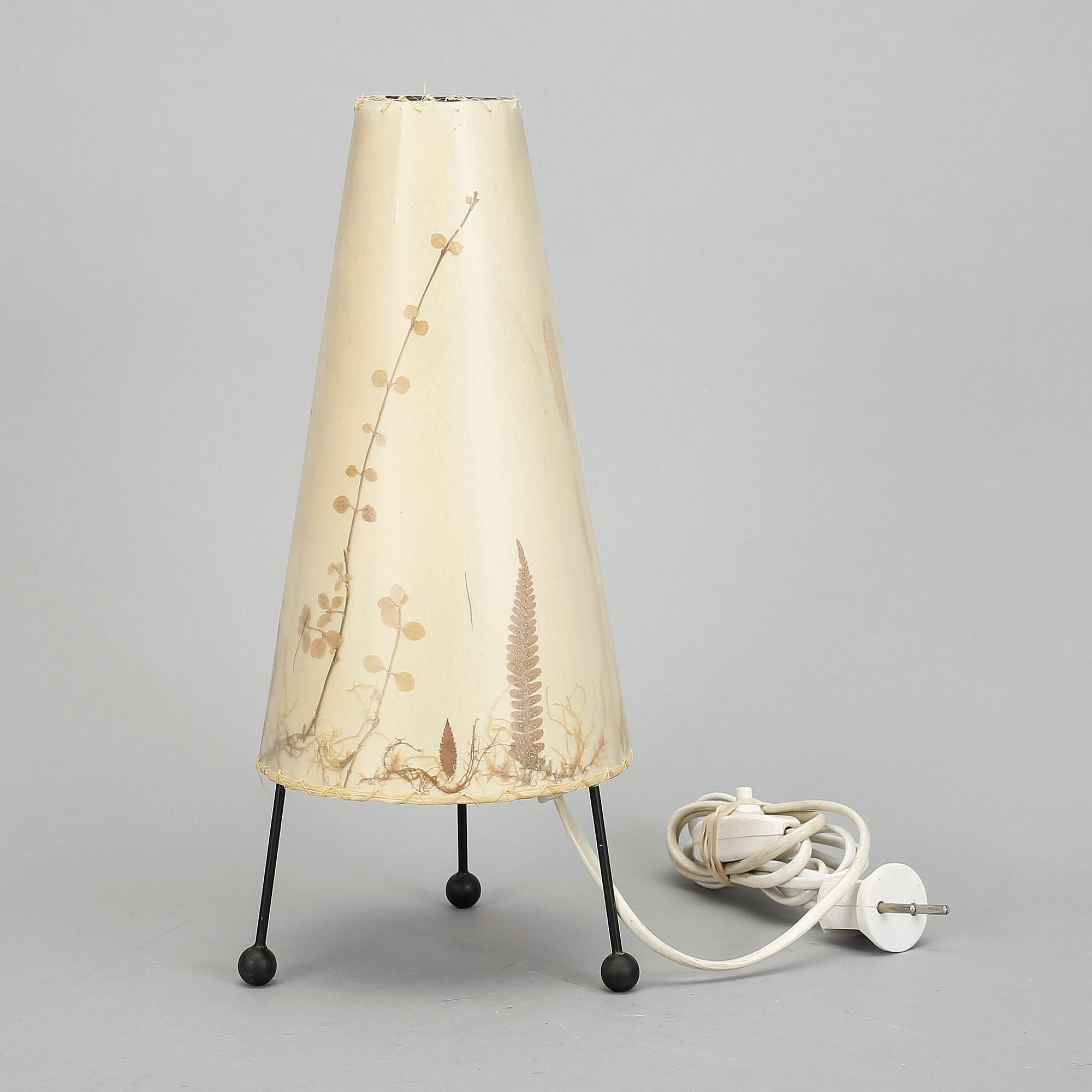 BORDSLAMPA, 1950-60-tal.