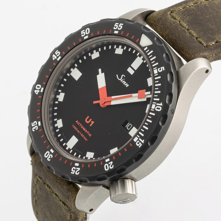 Sinn, U1 SDR, armbandsur, 44 mm.