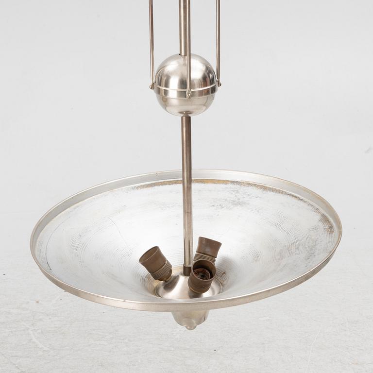 Ceiling lamp, Swedish Modern, circa the mid-20th century.