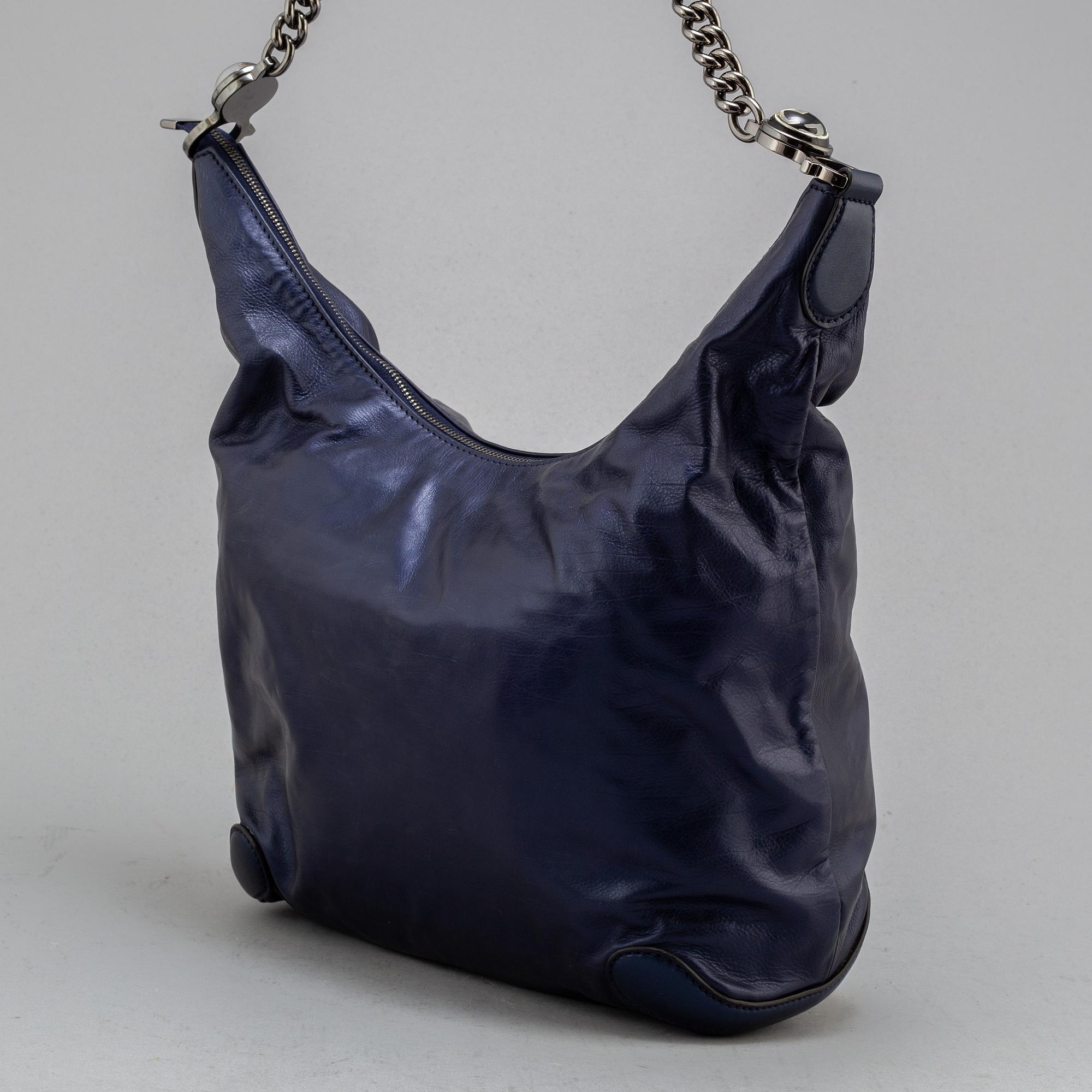 GUCCI, "Soho Metallic Leather Chain Shoulder Bag".