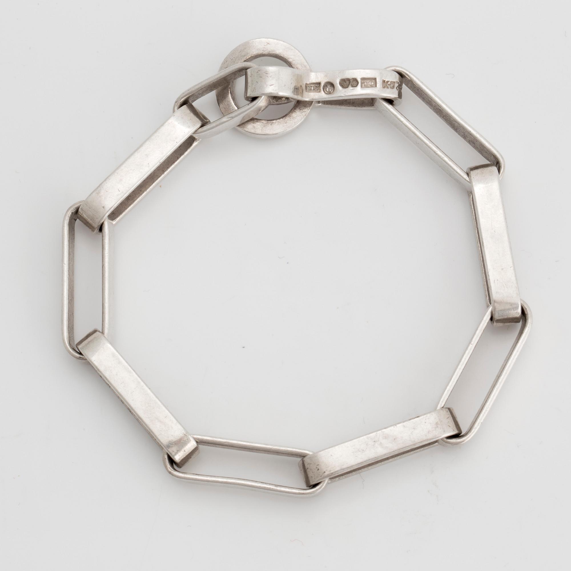 CECILIA JOHANSSON, armband, silver, Göteborg, 1969.
