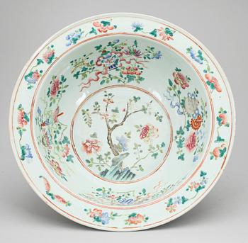 SKÅL/HANDFAT, porslin. Sen Qing dynasti, 1800-tal.