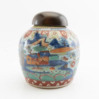 Bojan, porslin, sen Qing, Kina 1800-tal.