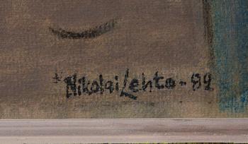 NIKOLAI LEHTO, oil on board, signed and dated -82.