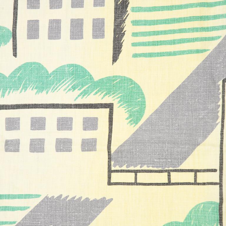Birgitta Hahn, a pair of "Gärdet" curtains, Firma Svenskt Tenn.