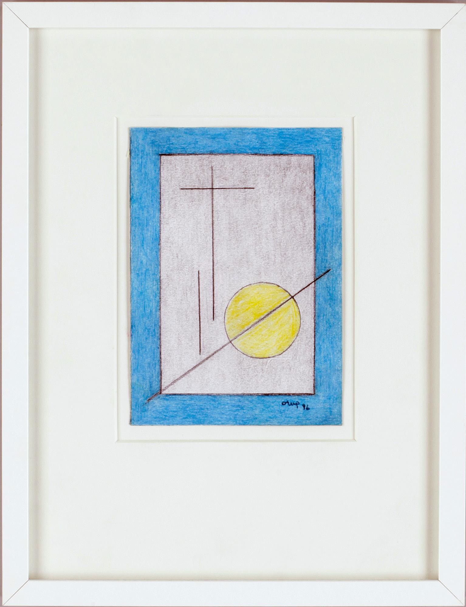 BENGT ORUP, krita på papper, sign o dat. 96.