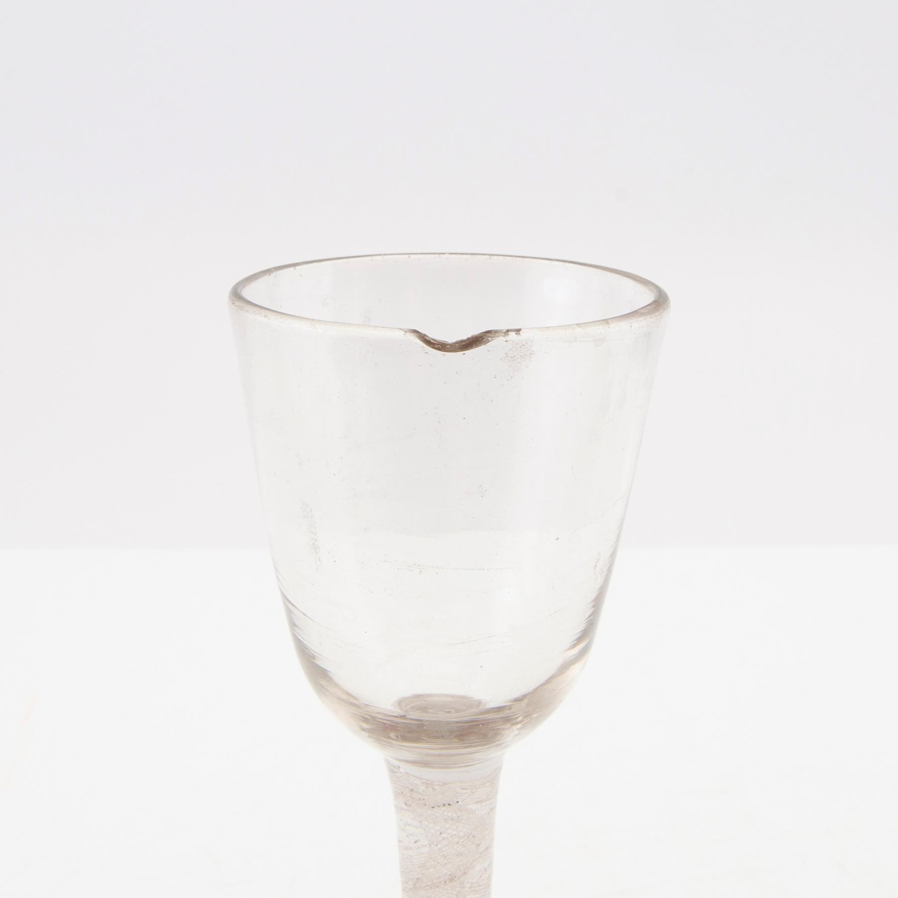 Starkvinsglas 7+1 England 1800-talets början.