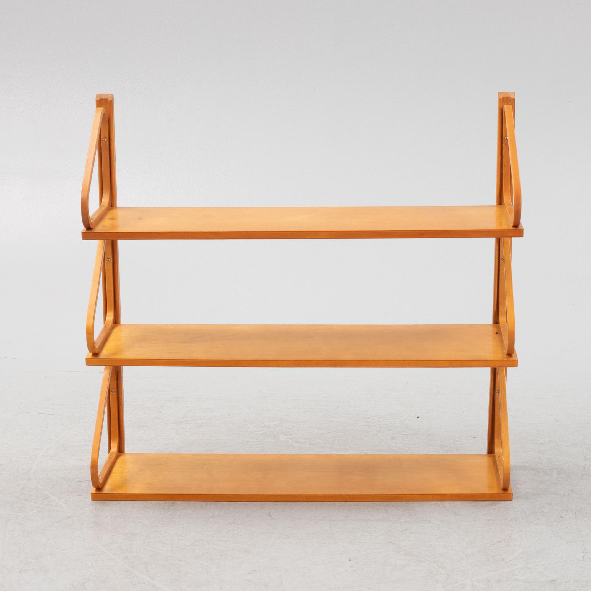 Alvar Aalto, bokhylla, Aalto Möbler Hedemora, Sverige, 1900-talets mitt.