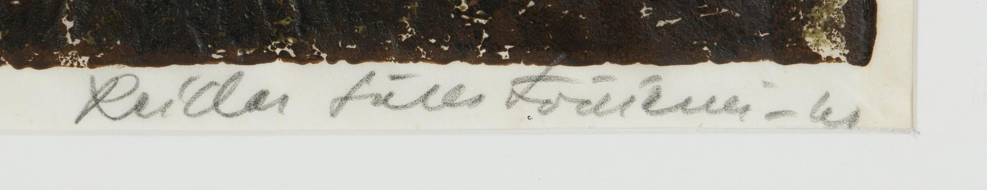 Reidar Särestöniemi, "Pöllinparkkaaja".