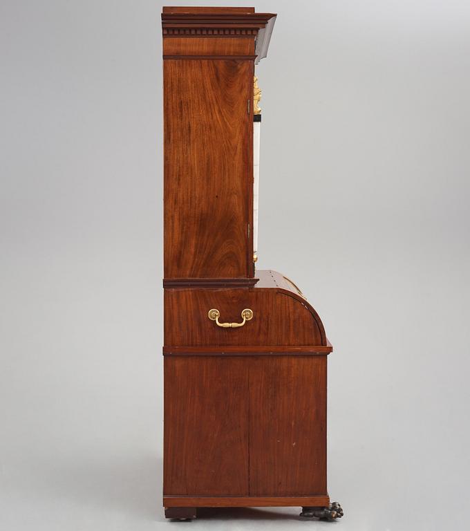 Writing cabinet,  by Johan Söderberg (instrument maker under the carpenter's guild in Stockholm 1803-1820) Empire,