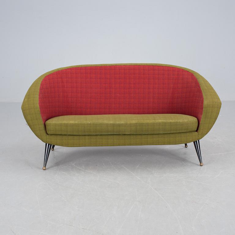 SOFFA, "Tellus" design Folke Janson för S M Wincrantz Möbelindustri AB 1950-tal.