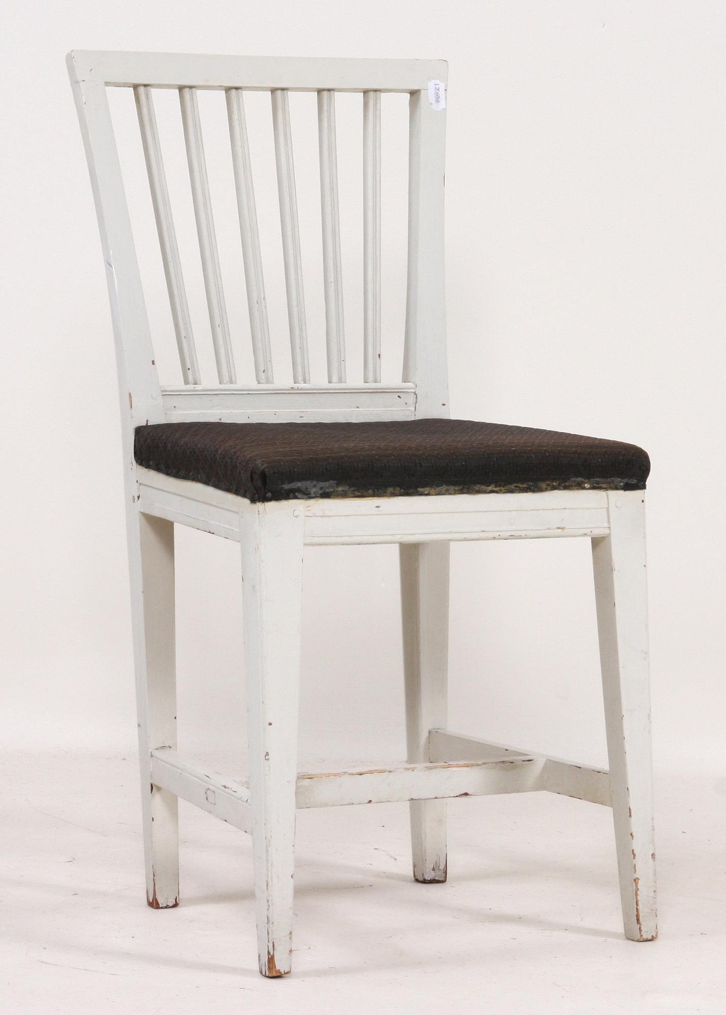 STOLAR, 4 st, gustavianska, provinsarbete, 1700-/1800-tal.