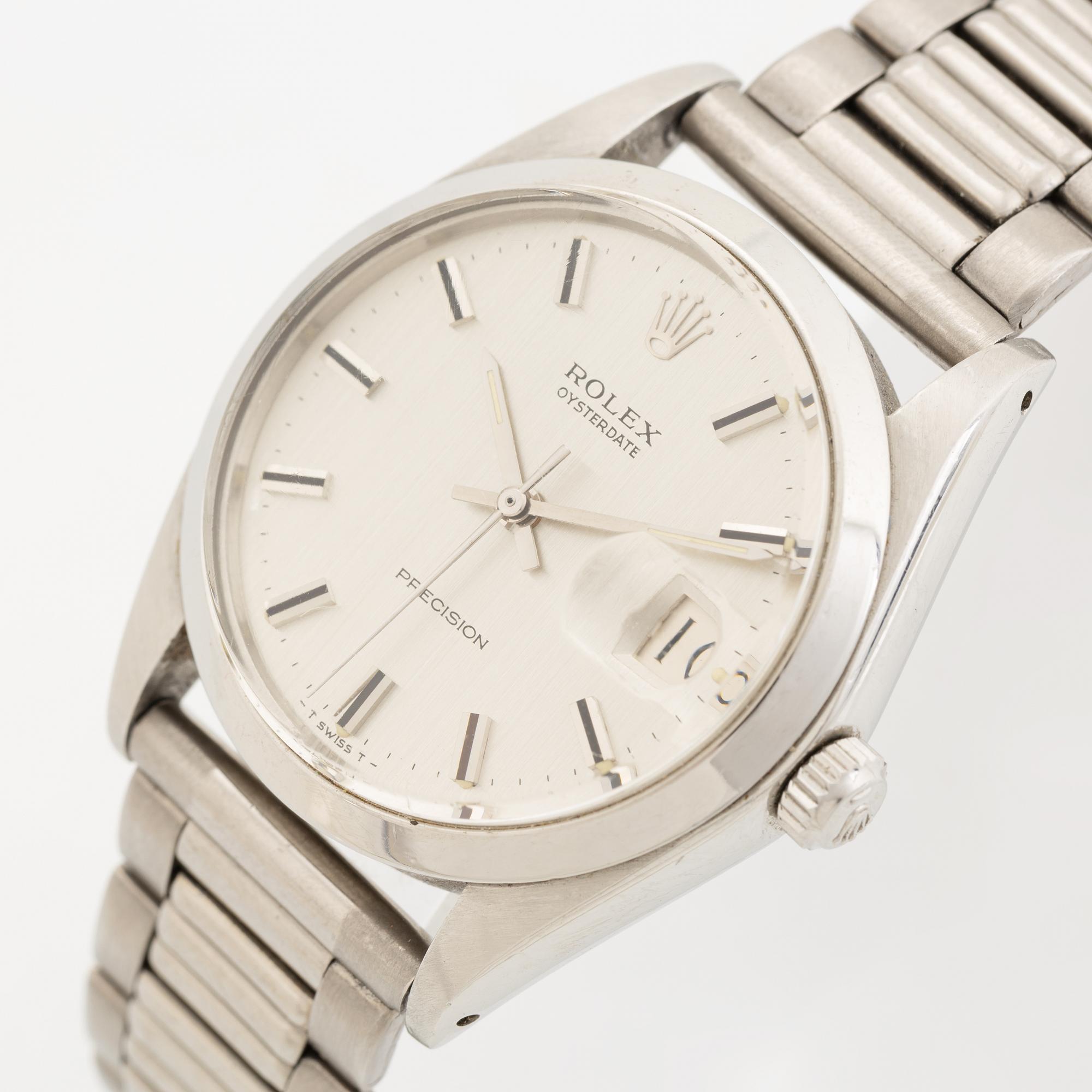 Rolex, Oysterdate Precision, armbandsur, 34 mm.