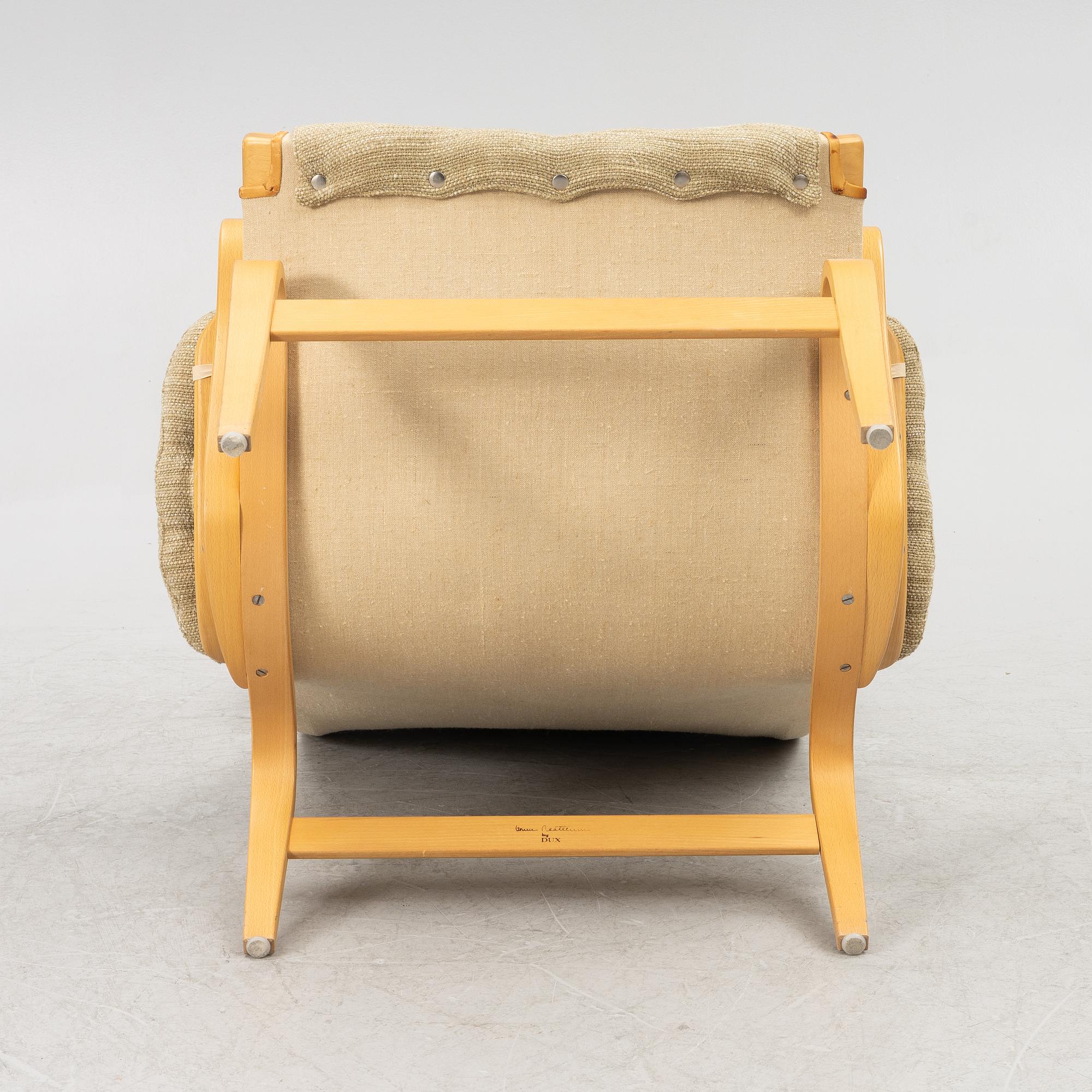 Bruno Mathsson, a  "Pernilla" armchair, Dux.