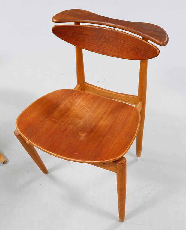 Two chairs designed by Finn Juhl in 1953, made by Bovirke.