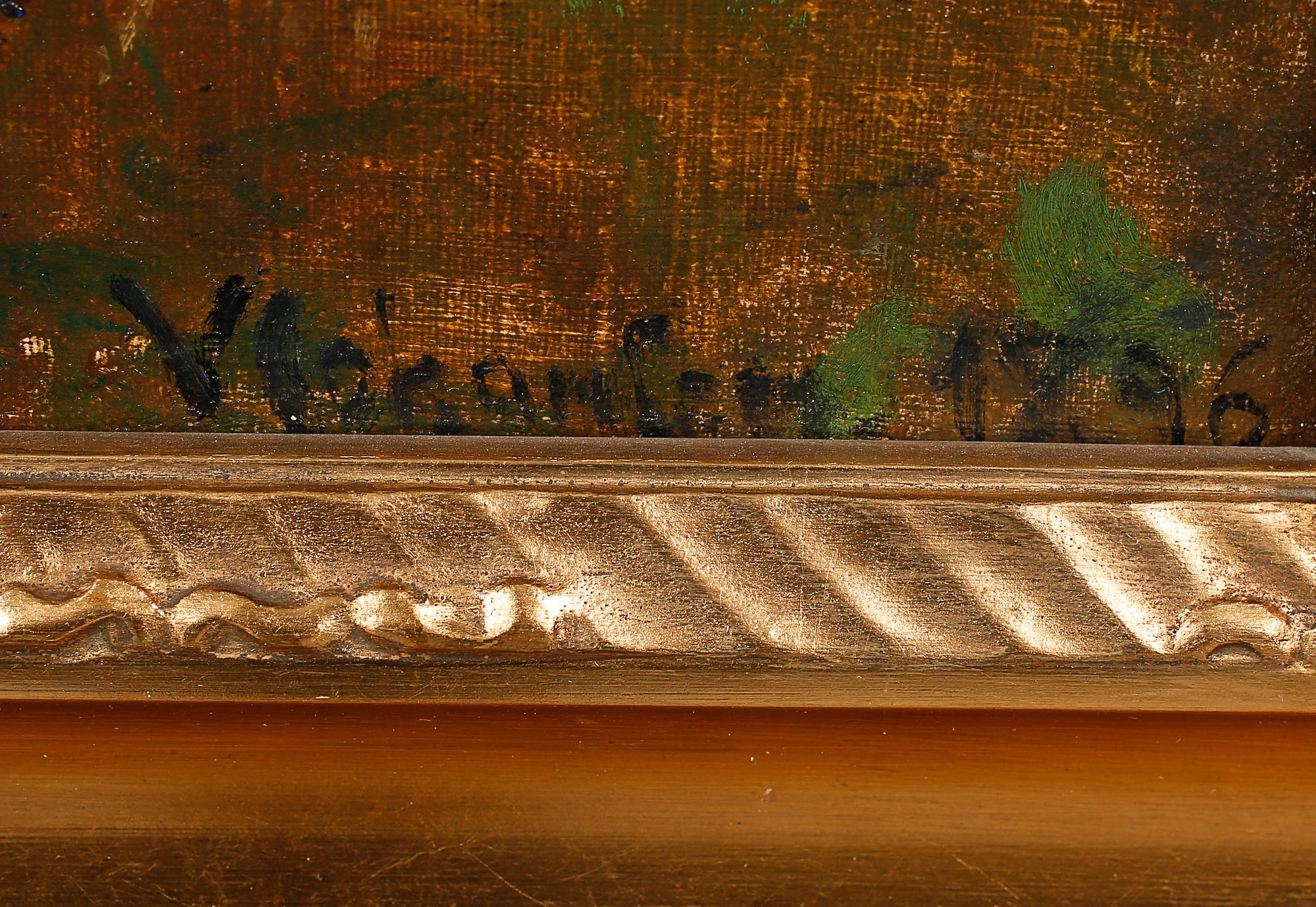 VIGGO JOHANSEN, olja på duk, signerad och daterad 1896.