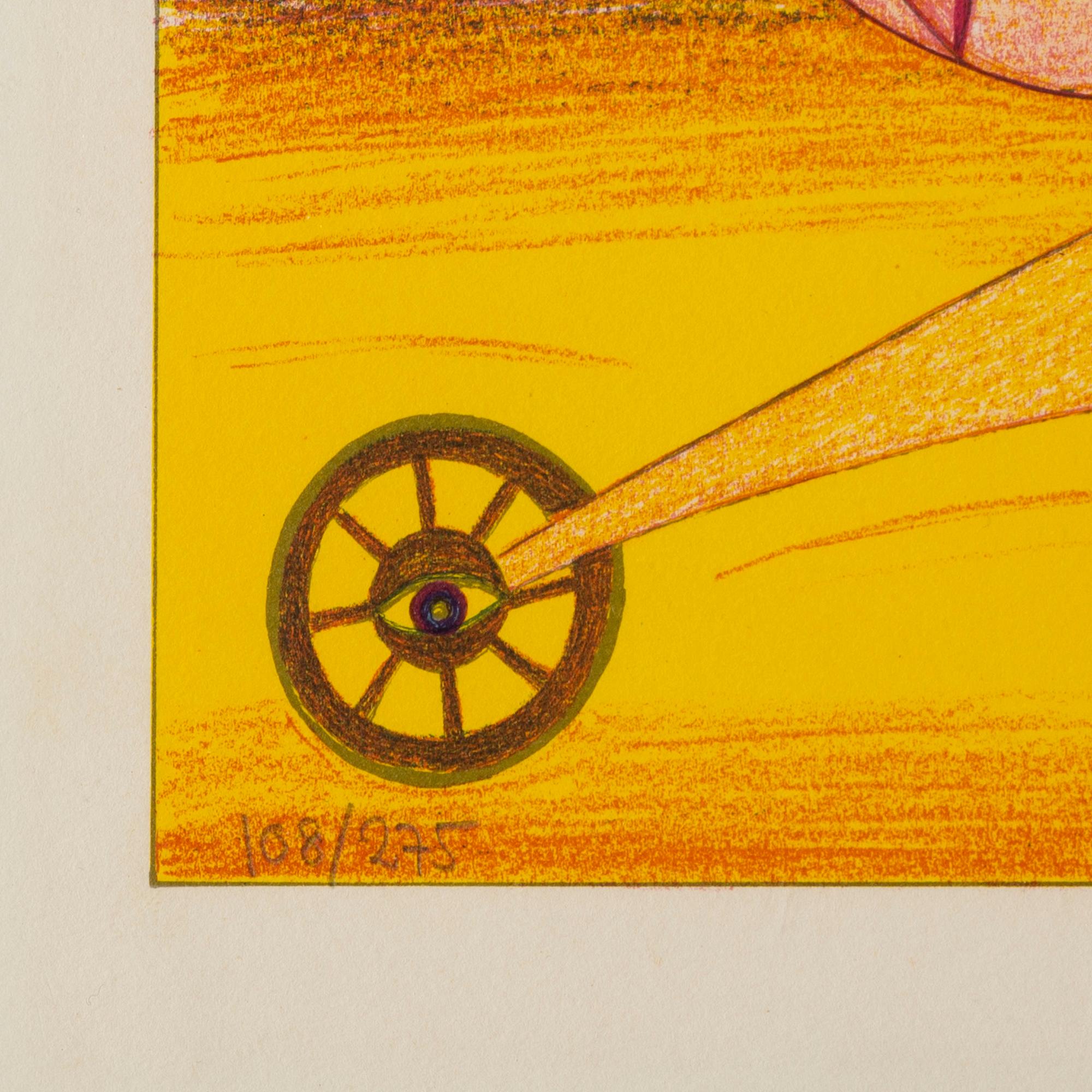 FRIEDRICH SCHRÖDER-SONNENSTERN, lithograph in colours, signed 108/275. Dated 1970.