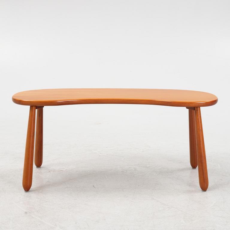 Josef Frank, a model 1034 mahogany 'Mjölkpallen' stool, Firma Svenskt Tenn, Sweden, post 1985.