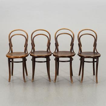 4 BENTWOOD CHAIRS. FIRST HALF OF 20TH CENTURY,