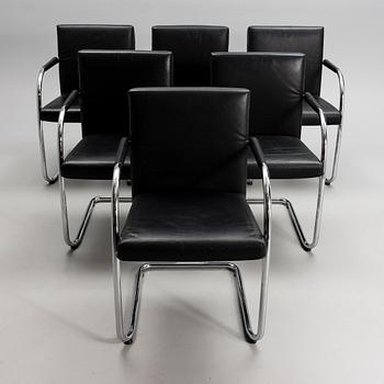 ANTONIO CITTERIO, karmstolar, 6 st, "Visasoft", Vitra, 2000-tal.