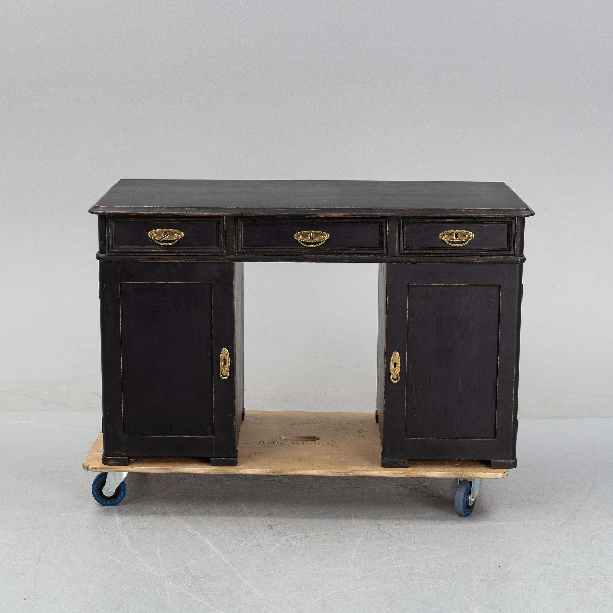An early 20th century writing desk.