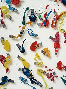 Fernandez Arman, "Tubes de Couleur Suedois".