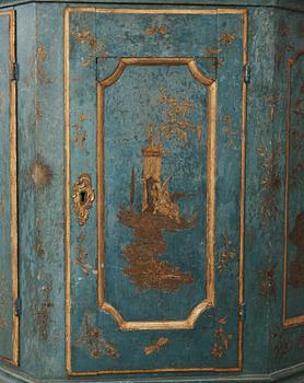 A Swedish Rococo 18th century cupboard.