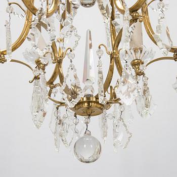 Paavo Tynell, a mid-20th century '1465/6' chandelier for Taito.