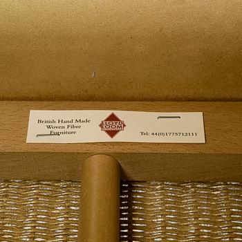 A PAIR OF ARM CHAIRS, Lloyd Loom, Spalding, England, turn of the 21st century.
