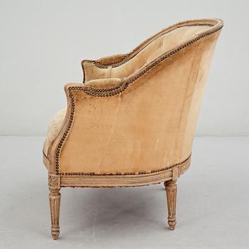 BERGERE, gustaviansk stil, 1800-tal.