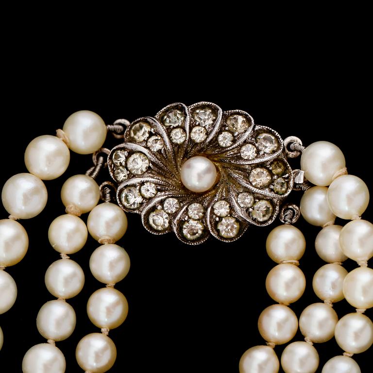 PÄRLCOLLIER, 1900-talets andra hälft.