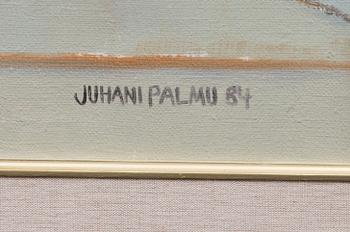 JUHANI PALMU, olja på duk, signerad -84.