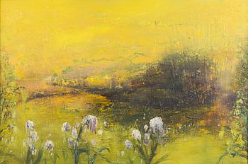 Heli Huotala, "Yellow sky" (Gul himmel).