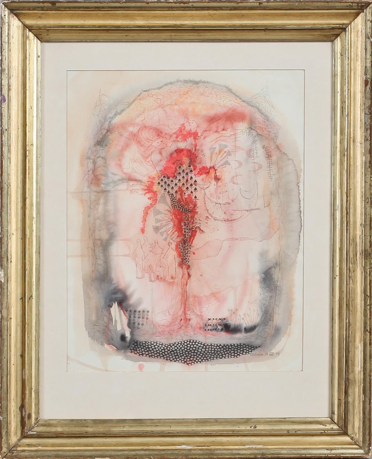 THEA EKSTRÖM, akvarell på papper, signerad.