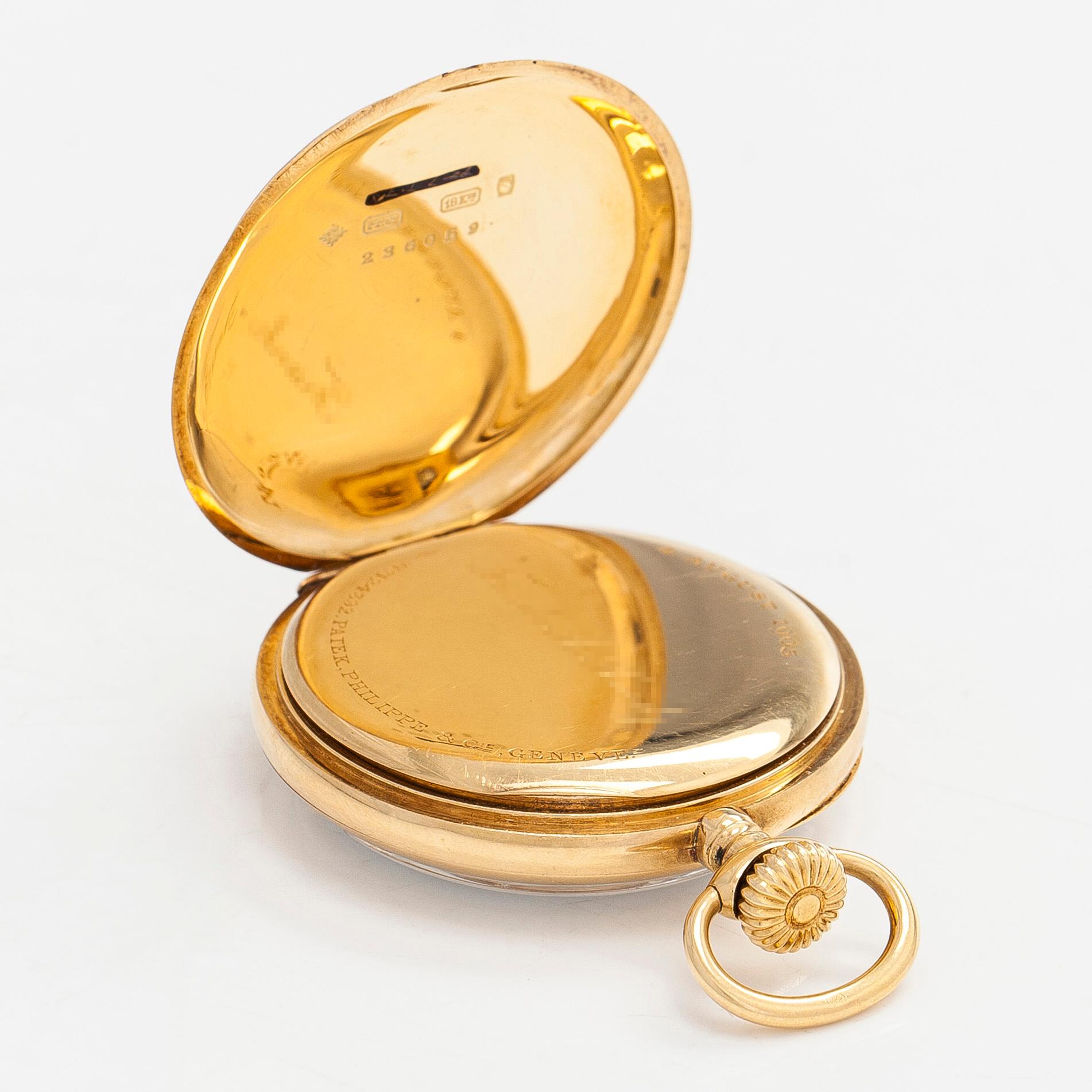 Patek Philippe & Cie, fickur, 45 mm.