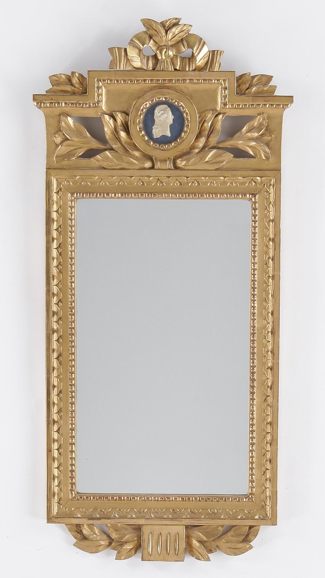 SPEGEL, gustaviansk stil, omkring 1900-talets mitt.