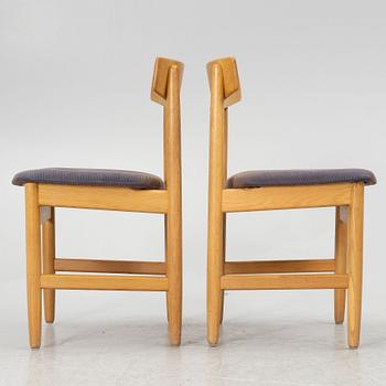 Børge Mogensen, eight "Öresund" chairs, Karl Andersson & Söner, Sweden, second half of the 20th century.