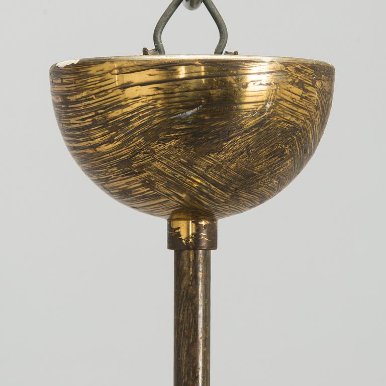 Paavo Tynell, taklampa, beställningsarbete, Taito, 1940.