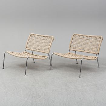 PIERO LISSONI, a pair of "Frog Lounge" easy chairs, Living Divani.