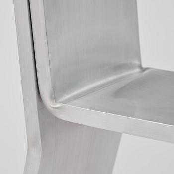 David Taylor, stol, unik, "Aluminium Chair", Studio Mellösaverken, Sverige, 2025.