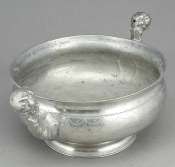KALLSKÅL, tenn, Gottlob Friedrich Bauman, Hudiksvall, 1805.