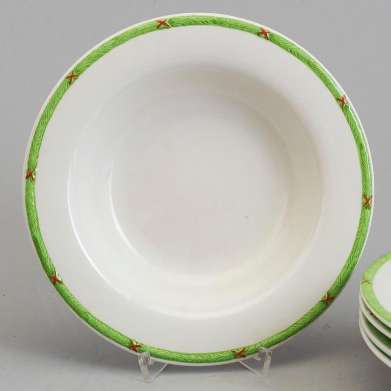 a set of 7 Christmas plates from Gustavsberg.