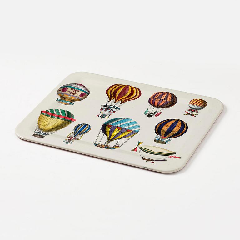 Piero Fornasetti, bricka, "Palloni", Milano, Italien.