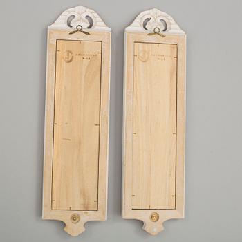 SPEGELLAMPETTER, ett par, "Regnaholm", IKEA:s 1700-talsserie, 1990-tal.