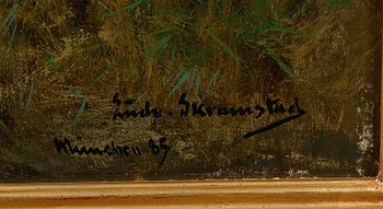 LUDVIG SKRAMSTAD, olja på duk, signerad och daterad 85.