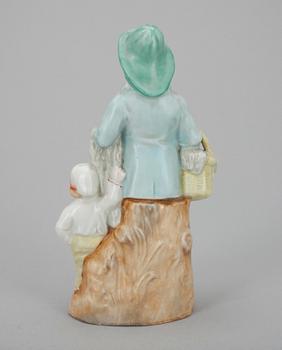 FIGURIINI, posliinia, ei leimoja, mahdollisesti Englanti 1800-luvun loppu.